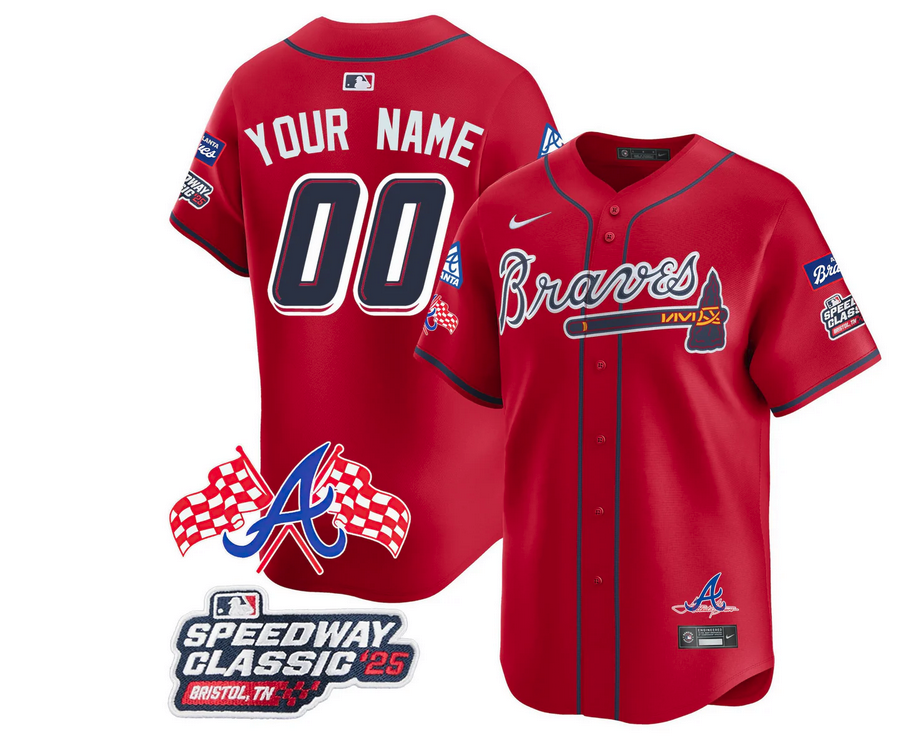 Atlanta Braves 2025 Speedway Classic Limited Custom Jersey V1 - All Stitched