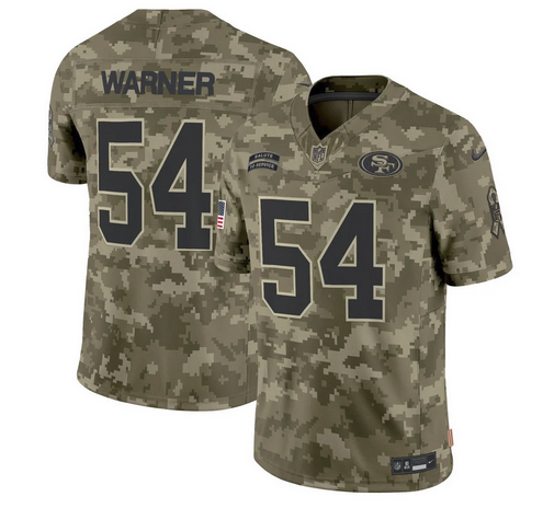 49ers 2024 Salute to Service Vapor Limited Jersey - All stitched