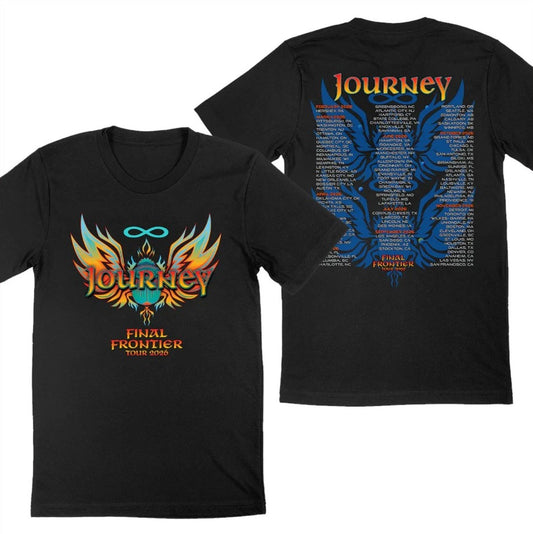HOT SALE - Journey Final Frontier Tour 2026 Merch T-Shirt Remake Gildan for fans