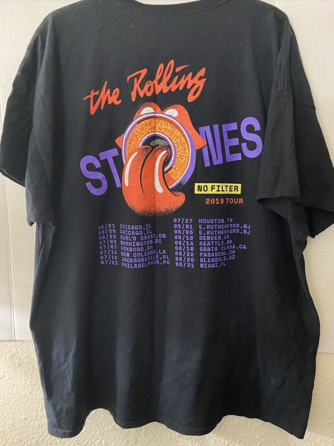 The Rolling Stones “No Filter 2019 Tour” Concert T-Shirt