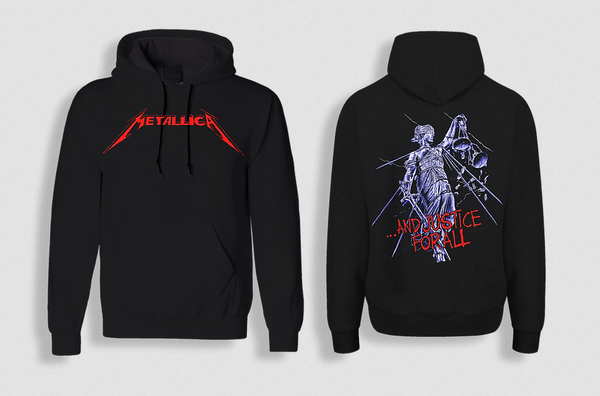 (2 sided)metallica hoodie Rock Justice For All Variant (Hoodie) RockN'Roll