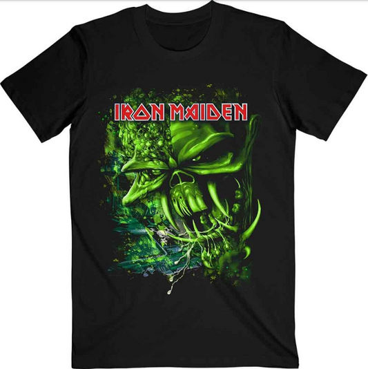 Iron Maiden Final Frontier Black T-Shirt – Green Artwork Design (New)