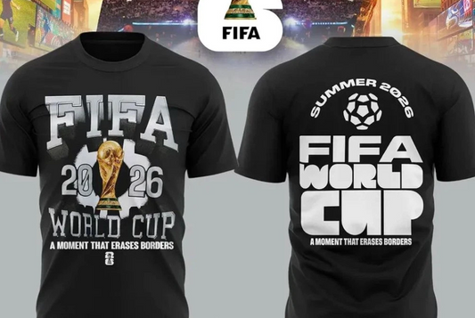 Get ready for the 2026 World Cup and our football-themed t-shirt!