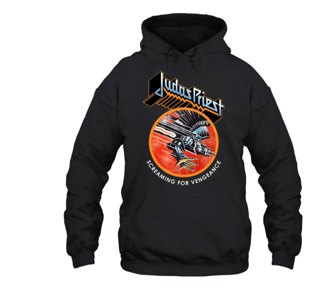 Judas Priest Hoodie for Metalheads – Screaming for Vengeance Design