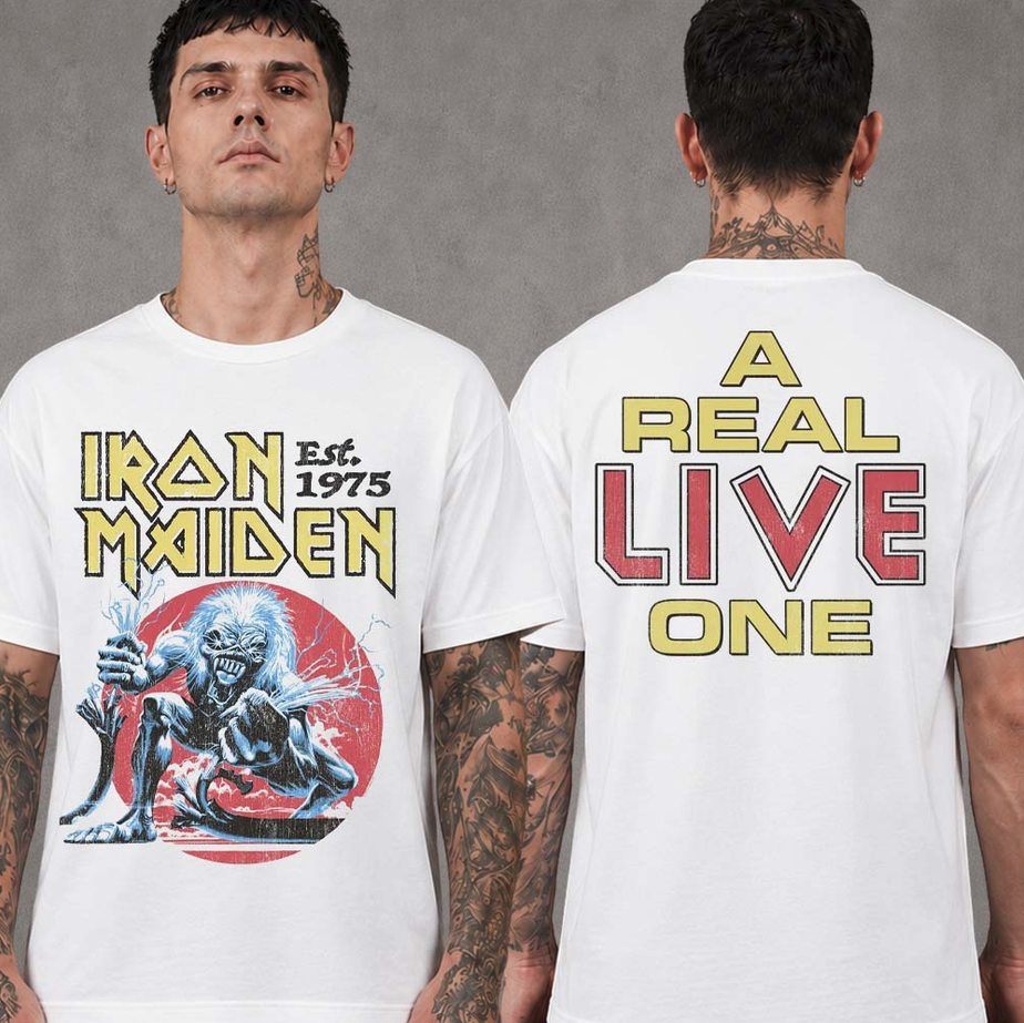 Iron Maiden IM50 Anniversary Collection A Real Live One Electric Eddie T-Shirt