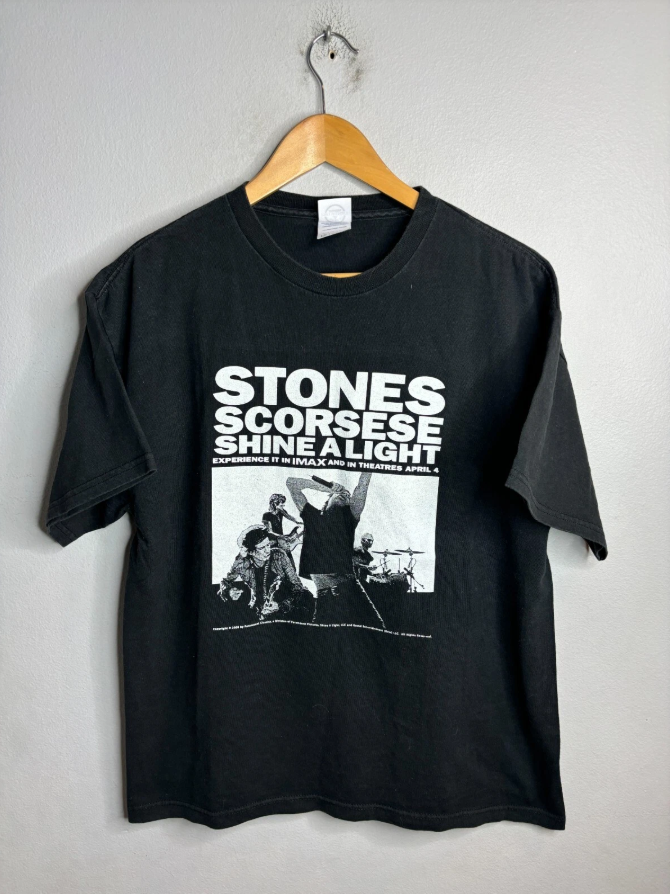 Rolling Stones Scorsese Shine A Light Fender T Shirt Men's
