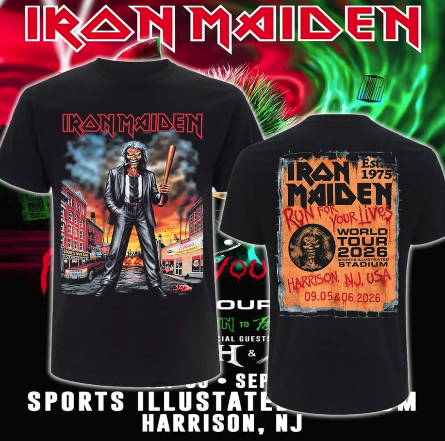 Iron Maiden New Jersey Event Tee – At Sports Illustrated Stadium In Harrison NJ On Sep 5-6 2026 T-Shirt