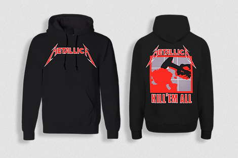 (2 sided)metallica hoodie Rock Kill 'Em All Bold Classic