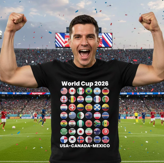 World Cup 2026 football jerseys, football fan t-shirts, sports shirts for men and women.
