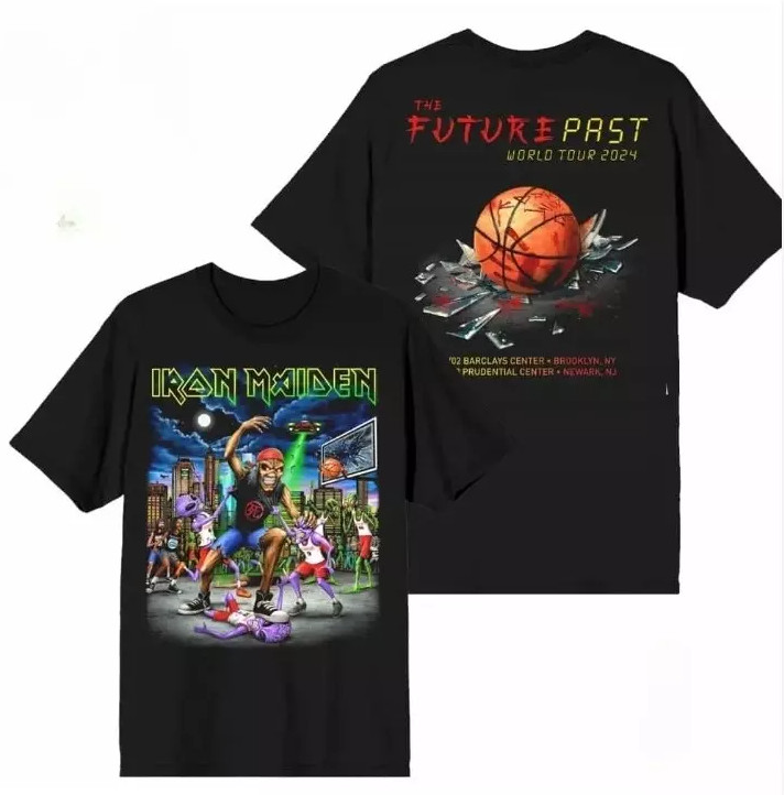 Iron Maiden Future Past Tour 2024 – New York & Newark Exclusive Show T-Shirt