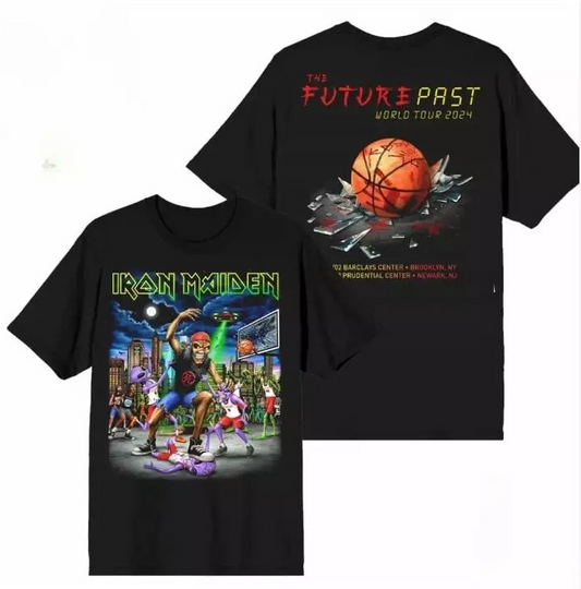 Iron Maiden Future Past Tour 2024 – New York & Newark Exclusive Show T-Shirt
