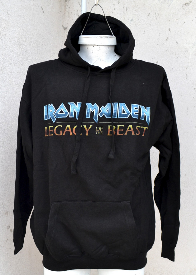 Iron Maiden Hoodie  Pullover Hoodie Exploding Eddie Legacy Of The Beast Licensed Merch