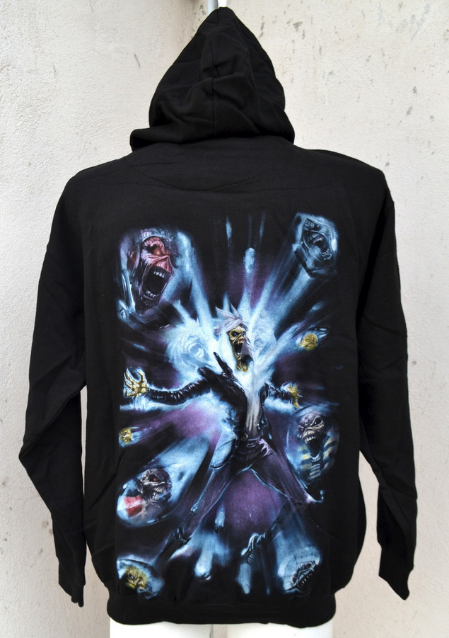 Iron Maiden Hoodie  Pullover Hoodie Exploding Eddie Legacy Of The Beast Licensed Merch