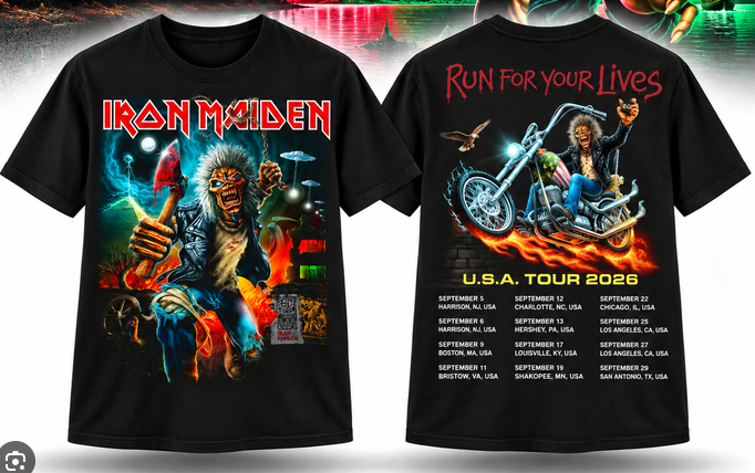 Iron Maiden Los Angeles BMO Stadium Sep 25 2026 Limited T-Shirt