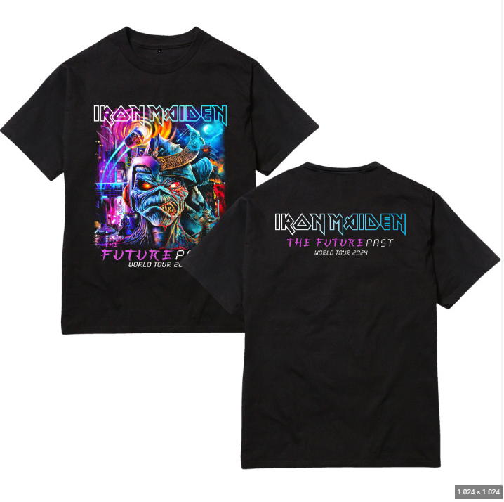 (two sided) Iron Maiden Band Tee – Double-Sided Metal Music T-Shirt for Fans