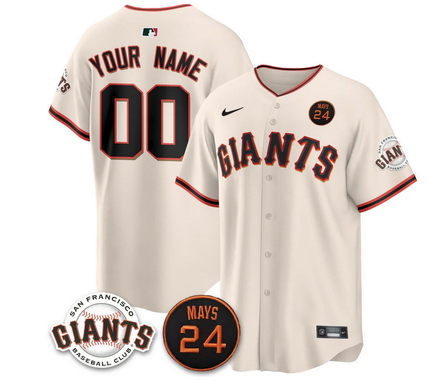 Custom San Francisco Giants 2025 Limited Jersey - All Stitched