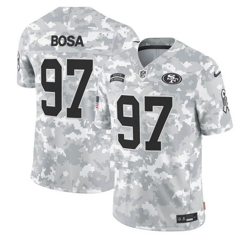 49ers 2024 Salute to Service Vapor Limited Jersey - All stitched