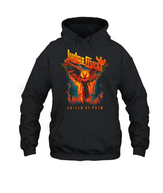 Judas Priest Hoodie (2 sided )– Winged Demon Tour 2025 Hoodie  Heavy Metal Concert Pullover  Rock Band Tour Merch