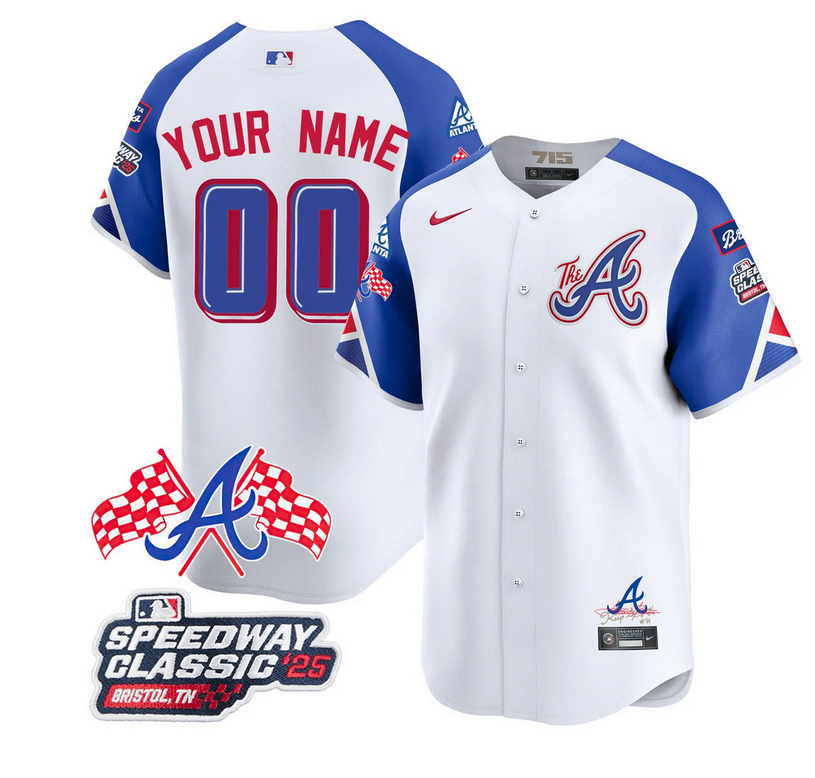 Atlanta Braves 2025 Speedway Classic Limited Custom Jersey V1 - All Stitched