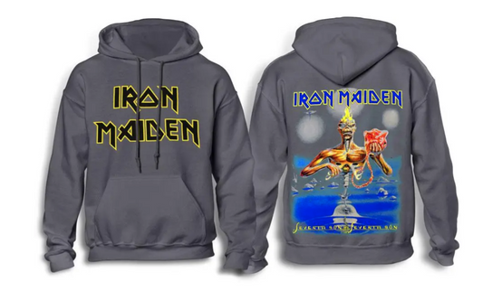 Iron Maiden Double-Sided Graphic Hoodie (Front & Back Print)