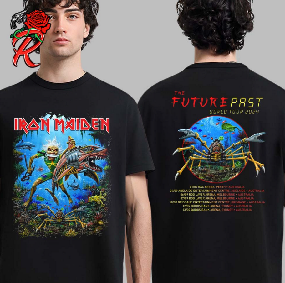 Iron Maiden The Future Past World Tour 2024 Australia Eddie As Fisherman collection-1