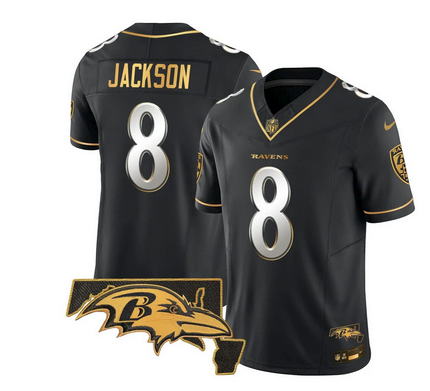 #8 Elite Black Football Jersey – Limited Edition
