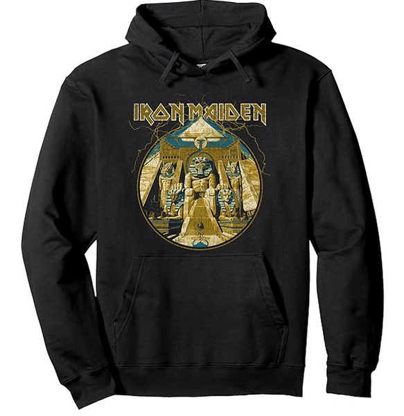 Iron Maiden Hoodie  -  Pyramid Sphinx Navy Pullover Hoodie