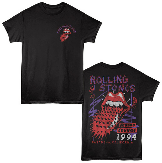 The Rolling Stones 94 Voodoo Lounge Pasadena California Mens T Shirt