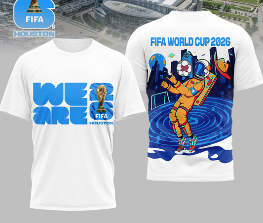World Cup  Premium 3D World Cup T-shirt Houston
