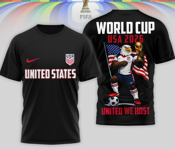 World Cup  Premium 3D T-shirt USA 2026