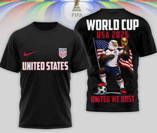 World Cup  Premium 3D T-shirt USA 2026