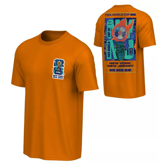 T-shirt printed with FIFA World Cup New York poster - Size 5XL