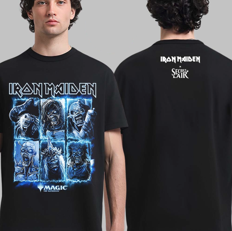 Iron Maiden X Secret Lair Eddie Unchained Magic The Gathering Two Sided T-Shirt