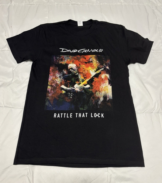 Rare NWOT 2016 David Gilmour Tour Promo Tee Rattle That Lock Pink Floyd Shirt
