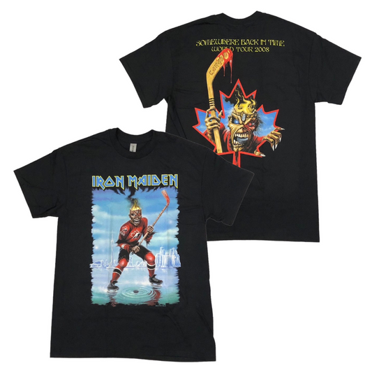 IRON MAIDEN Short Sleeve T-Shirt Somewhere Back In