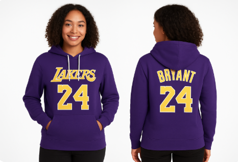 Kobe Bryant #24 Hoodie – Los Angeles Lakers Unise