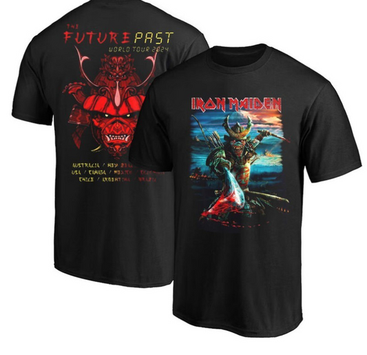 Iron Maiden Tour Shirt – 2025/26 Run For Your Lives Two-Sided Uni