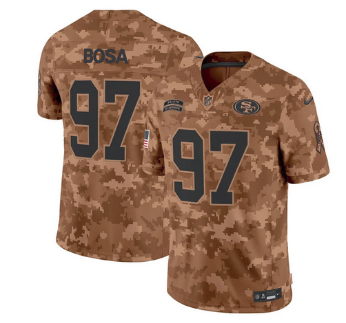 49ers 2024 Salute to Service Vapor Limited Jersey - All stitched