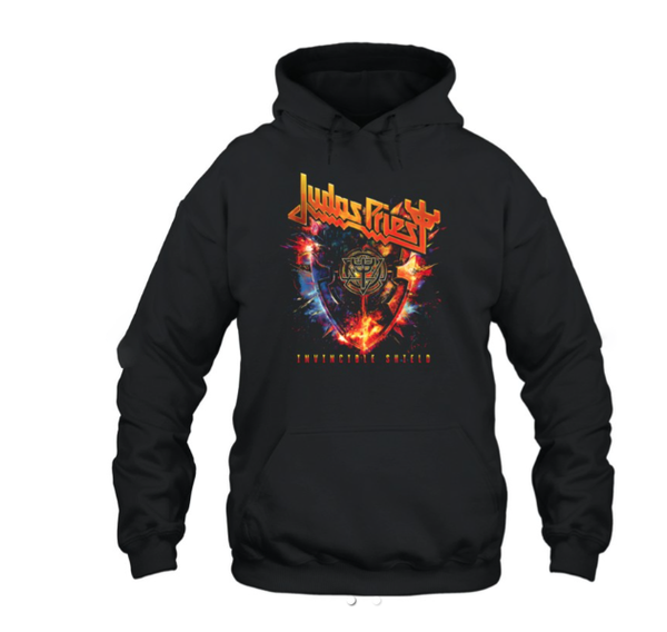(2 sided) Judas Priest Hoodie Invincible Shield Tour-Hoodie
