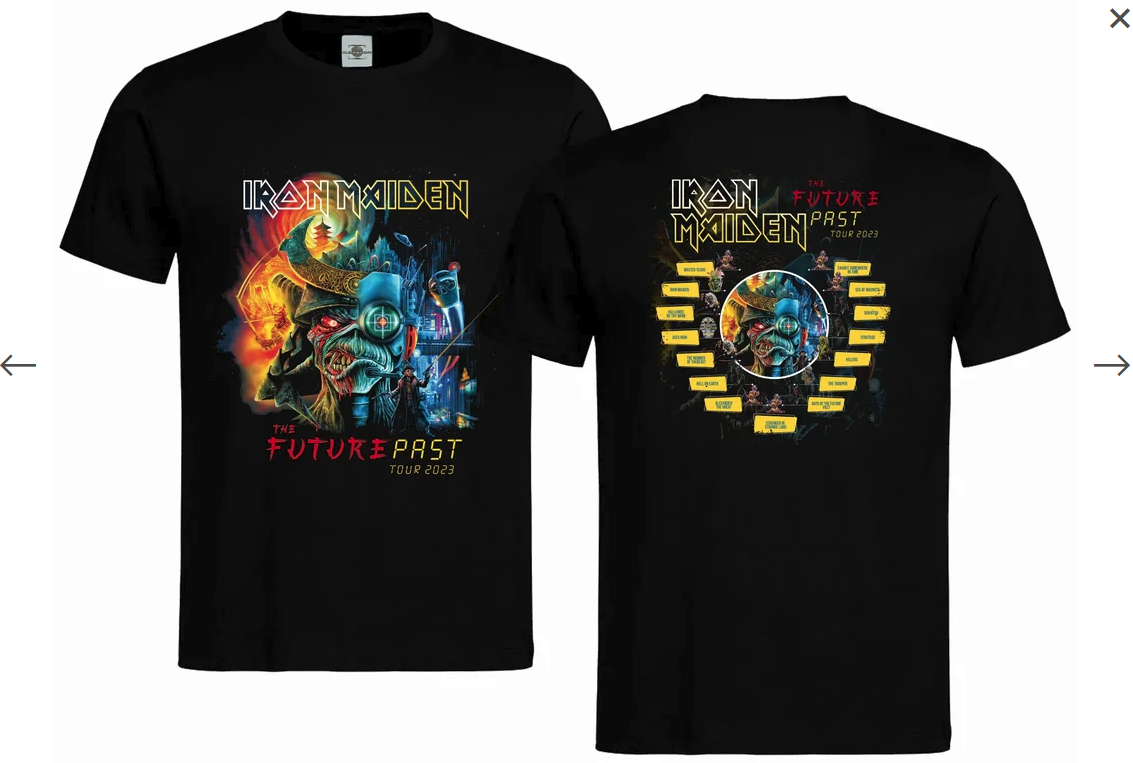 Iron Maiden T-shirt | The Future past Tour 2023