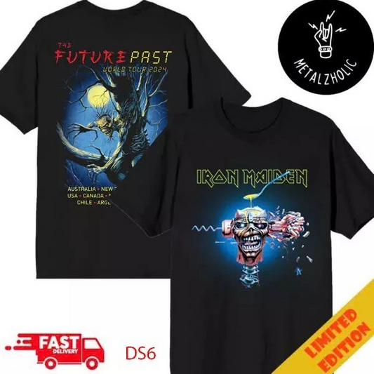 Iron Maiden The Future Past World Tour T-Shirt – Official Band Merch