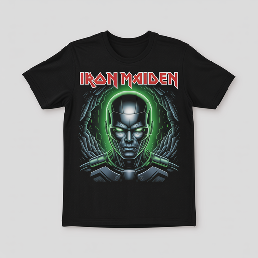Iron Maiden Somewhere Back in Time 2008 World Tour T-Shirt Band Tee(2 sides)