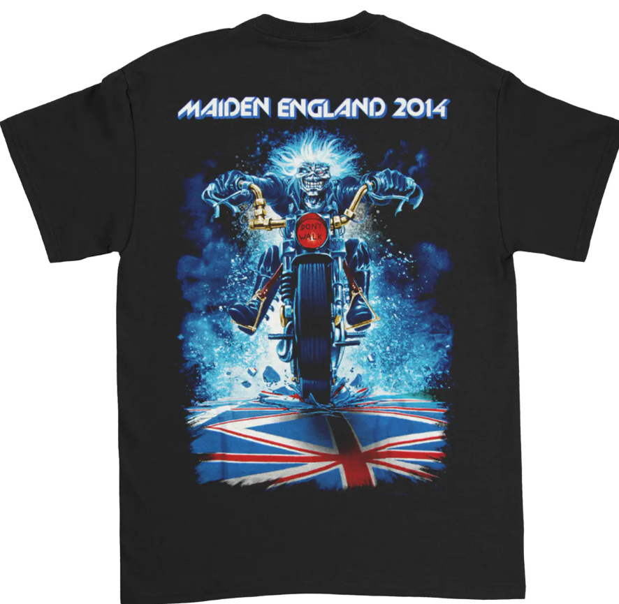 (2 SIDED) Iron Maiden – The Trooper Tour 2024 Concert T-Shirt, Back Print Edition