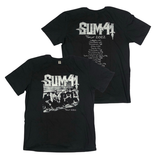 SUM 41 Short Sleeve T-Shirt Band Photo European