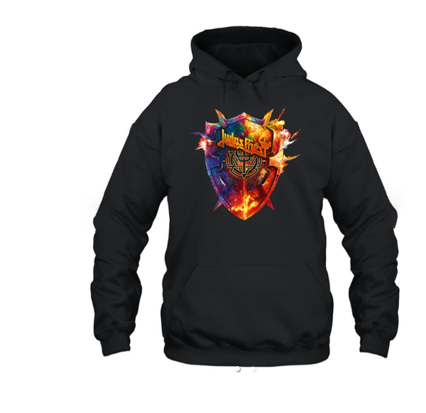 (2 sided) Judas Priest Hoodie 2025 Tour Edition, Heavy Metal Rock Band Pullover Sweatshirt for Music Fans