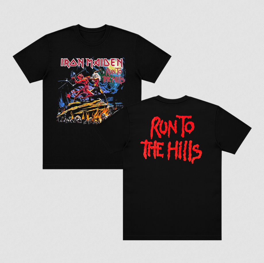 Run To The Hills Black Tshirt