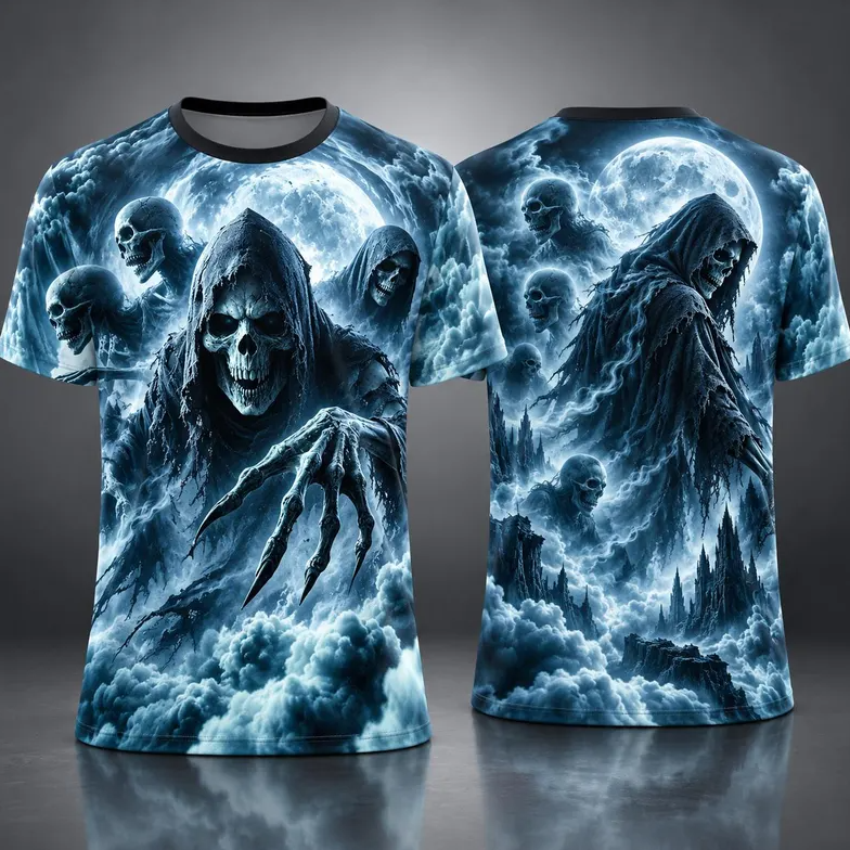 Godzilla Kaiju 3D All Over Print Shirt, Giant Monster Graphic Tee, Movie Fan Gift