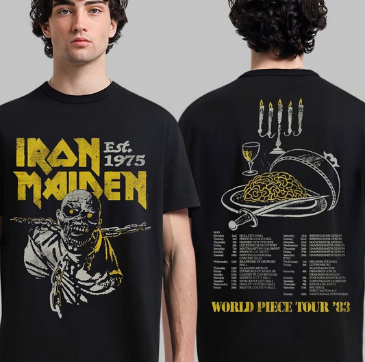 Iron Maiden T-Shirt – 50th Anniversary World Piece Tour 1983 Vinta