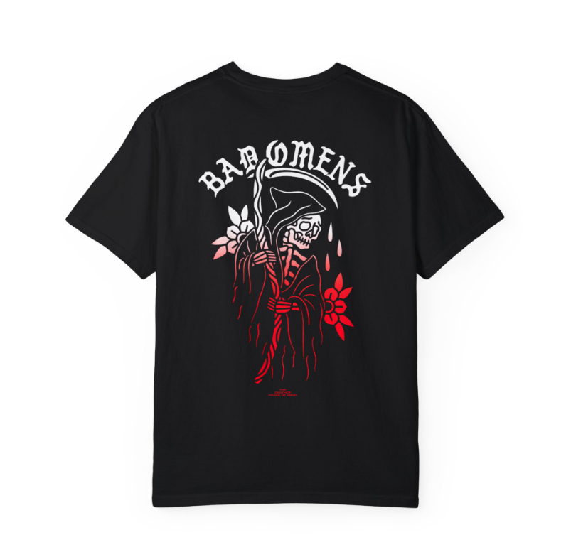 Bad Omens Tour Shirt Double Sided Metal Tee Unisex Rock