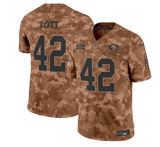 49ers 2024 Salute to Service Vapor Limited Jersey - All stitched